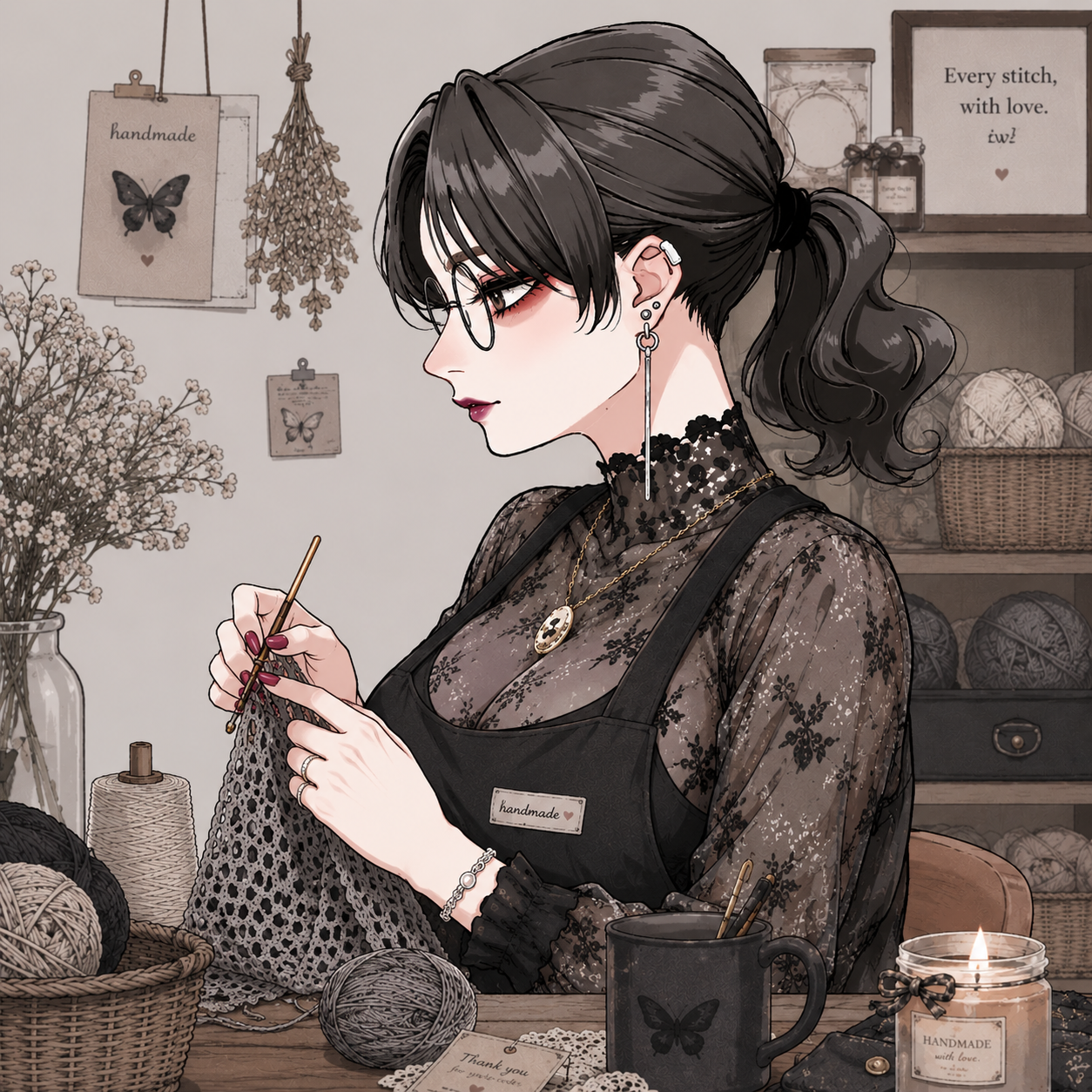 ハンドメイドを楽しむらいら
